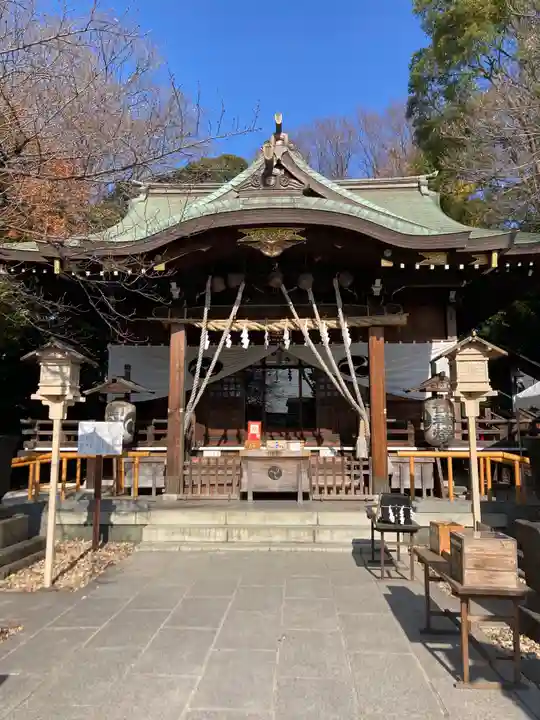 鎮守氷川神社の本殿・本堂