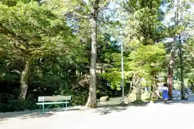 大縣神社の庭園