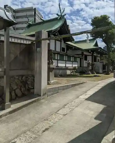 長柄八幡宮の本殿・本堂