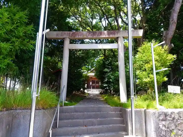 山祇社(石亀土山祇社)の鳥居