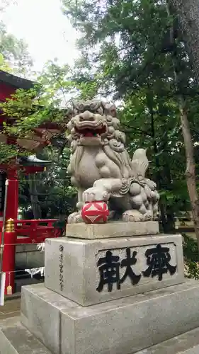 赤堤六所神社の狛犬