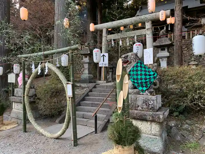 日光大室高龗神社の鳥居