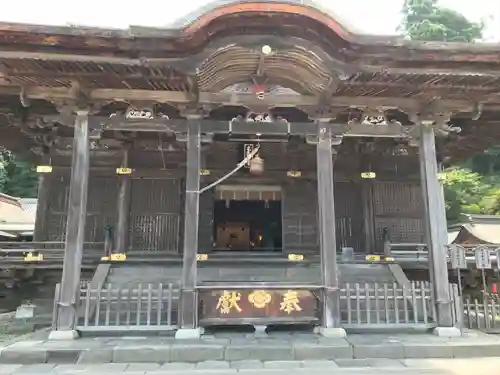 高良大社の本殿・本堂