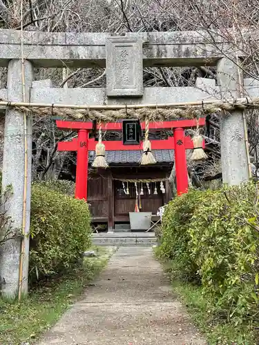 谷底神社の鳥居