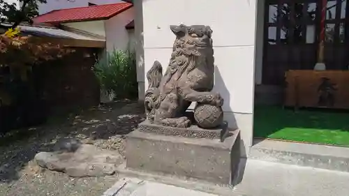 上手稲神社の狛犬