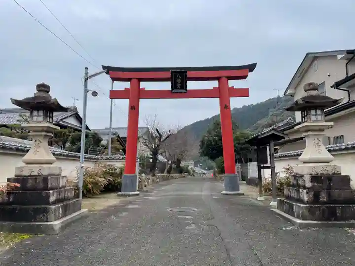 八幡宮(吉利倶八幡宮・勧修寺八幡宮)の鳥居