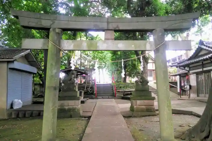 牟礼神明社の鳥居