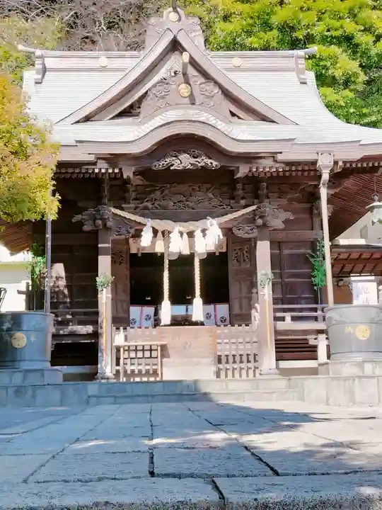 根岸八幡神社の本殿・本堂