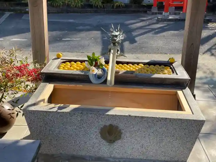 武蔵第六天神社の手水舎