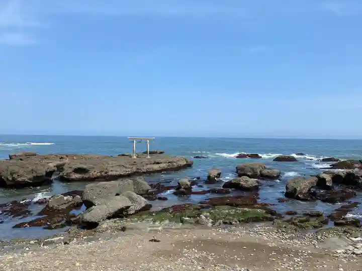 大洗磯前神社の周辺