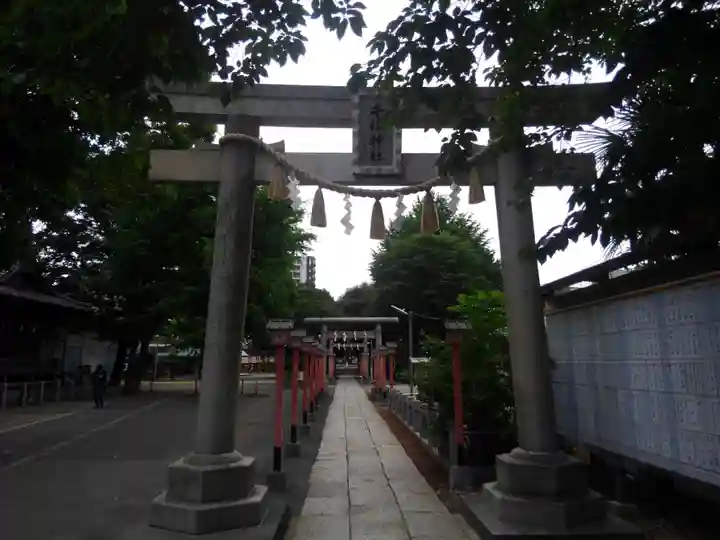 千住神社の鳥居