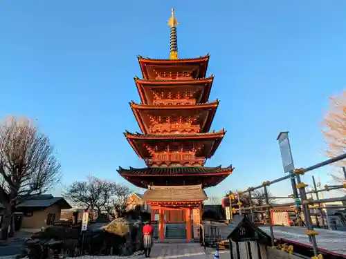 飯沼観音(銚子大仏·圓福寺)の塔