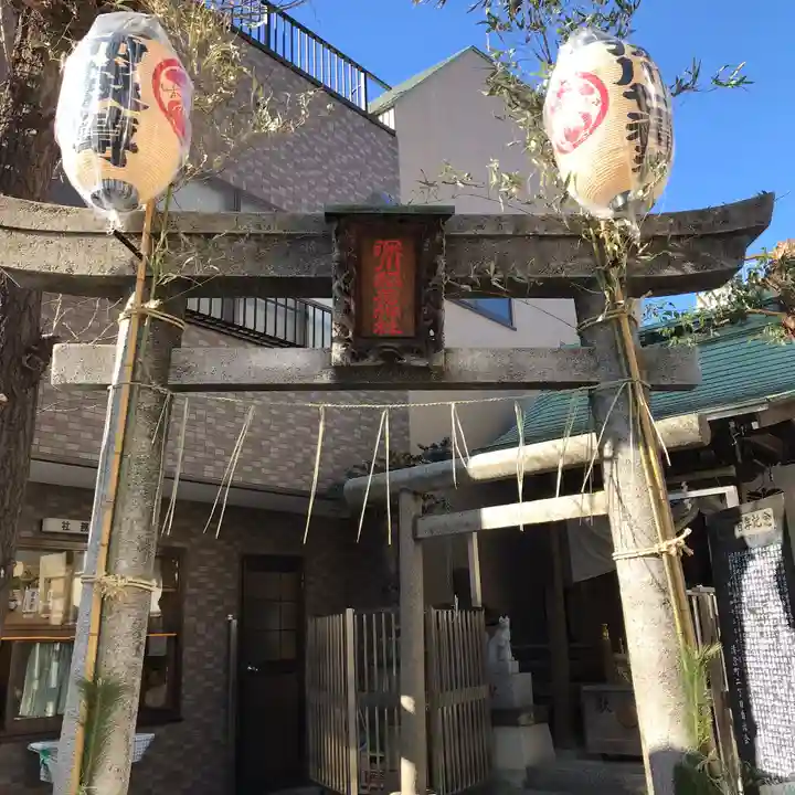 深川稲荷神社の鳥居