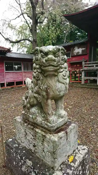 登米神社の狛犬