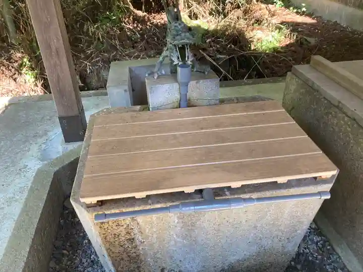 柏木神社の手水舎