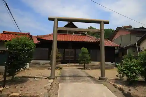 石見国一宮　物部神社の鳥居