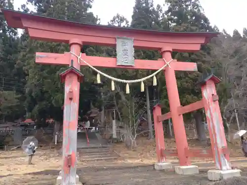 御座石神社の鳥居