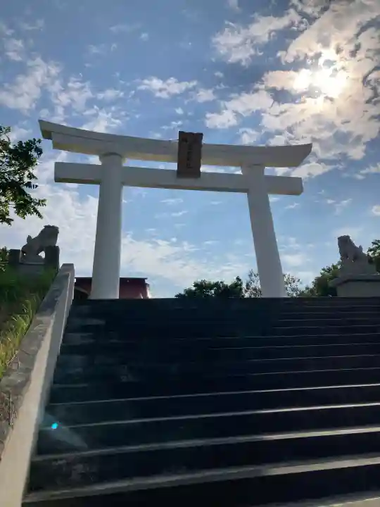 苫前神社の鳥居