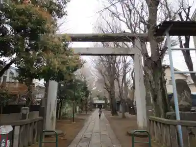 駒込天祖神社の鳥居