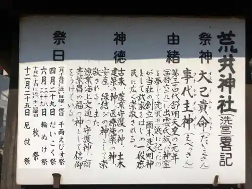 荒井神社の歴史