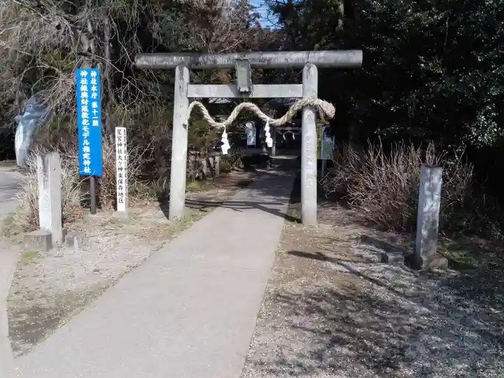 下野 星宮神社の鳥居