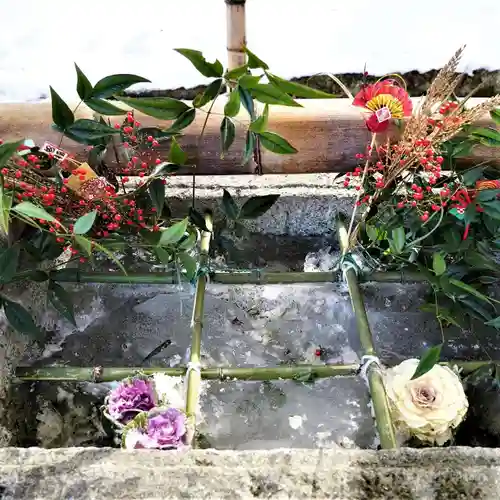 三春大神宮の手水舎