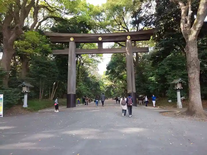 明治神宮の鳥居