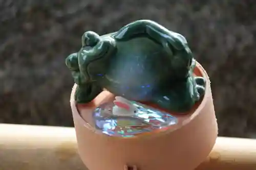 阿久津「田村神社」（郡山市阿久津町）旧社名：伊豆箱根三嶋三社の手水舎