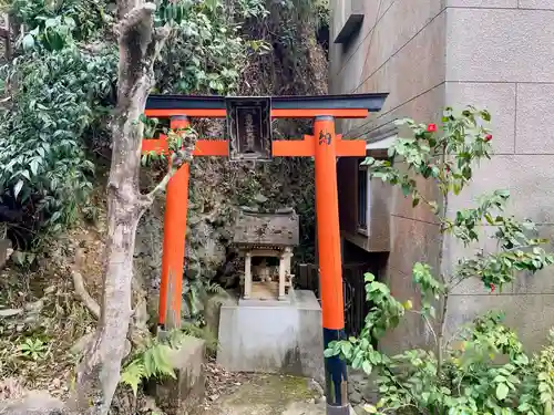 垂箕山大明神の鳥居