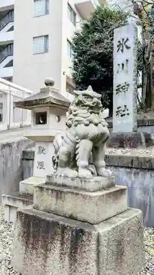 白金氷川神社の狛犬