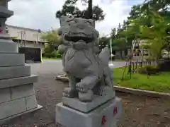 湯倉神社の狛犬