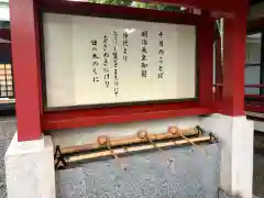 日枝神社の手水