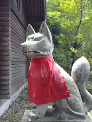 鳩吹稲荷神社の狛犬