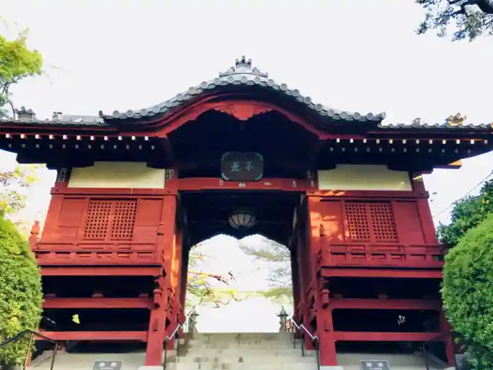 護国寺の山門・神門