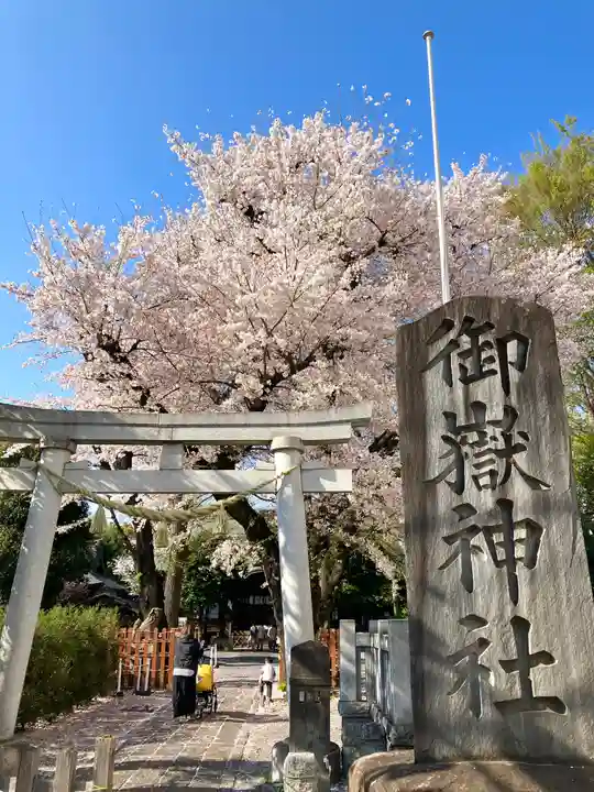 嶺御嶽神社の鳥居