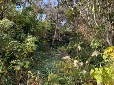 神社（名称不明）の周辺