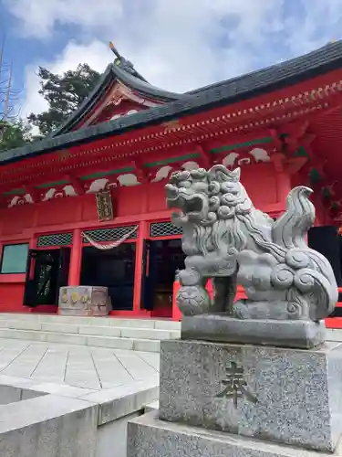 赤城神社の狛犬