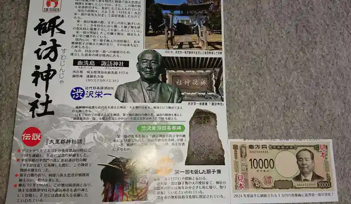 諏訪神社の授与品その他