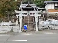 雨之宮神社の鳥居