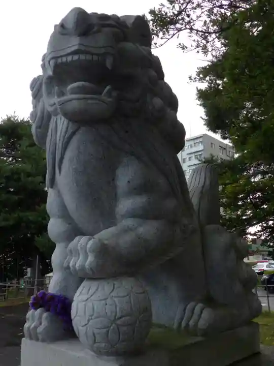 発寒神社の狛犬