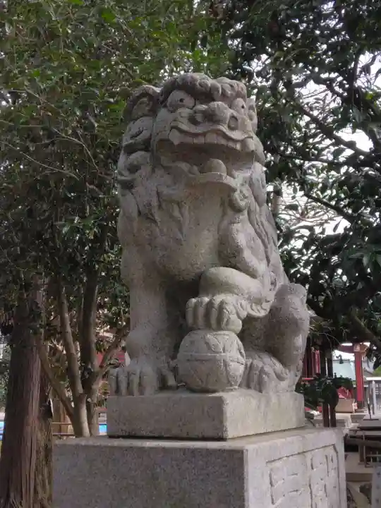 飯泉八幡神社の狛犬