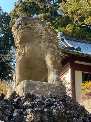 村山浅間神社の狛犬