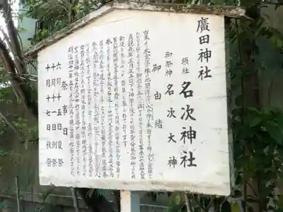 名次神社の歴史