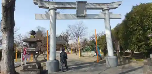 上里菅原神社の鳥居