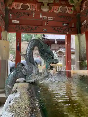 北口本宮冨士浅間神社の手水舎