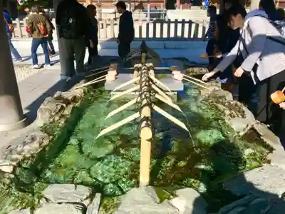 丹後一ノ宮 元伊勢 籠神社の手水舎