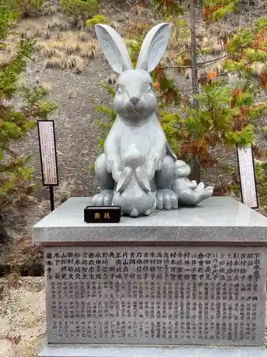 白崎八幡宮の像