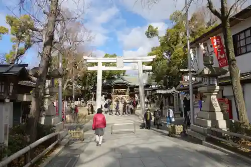 石切劔箭神社の鳥居