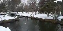 北海道護國神社の庭園