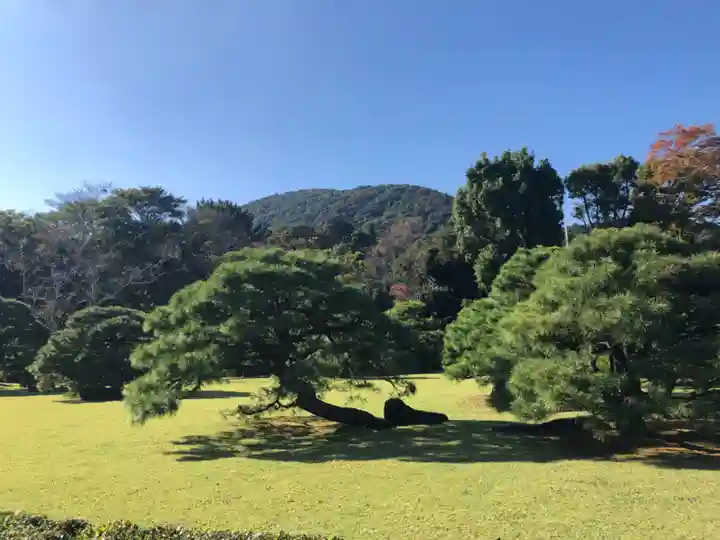 伊勢神宮内宮(皇大神宮)の庭園